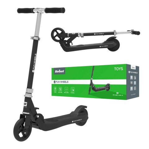Hulajnoga elektryczna dla dzieci FUN WHEELS BLACK