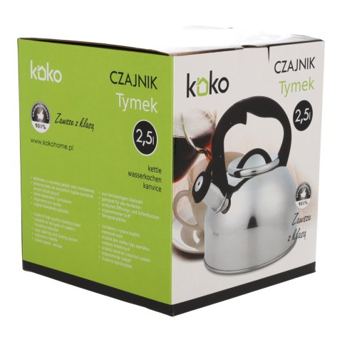 KOKO TYMEK czajnik nierdzewny 2,5 l