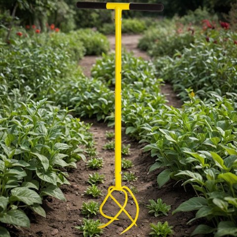 Kultywator aerator ręczny ogrodowy ERDE 90-99 cm