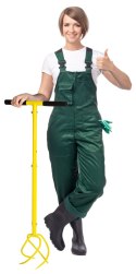 Kultywator aerator ręczny ogrodowy ERDE 90-99 cm