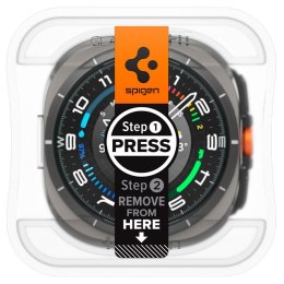 Spigen GLAS.TR EZ FIT 2-Pack - Szkło hartowane do Samsung Galaxy Watch Ultra 47 mm (2025/2024) (2 szt)