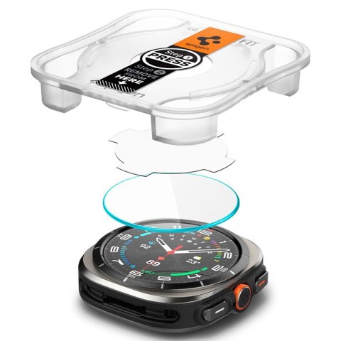 Spigen GLAS.TR EZ FIT 2-Pack - Szkło hartowane do Samsung Galaxy Watch Ultra 47 mm (2025/2024) (2 szt)