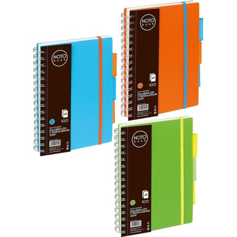 Kołobrulion Grand NOTObook A5/100k kratka pomarańczowy