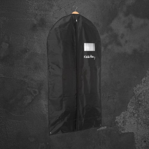 SERCE czarny organizer na płaszcz 60x100cm