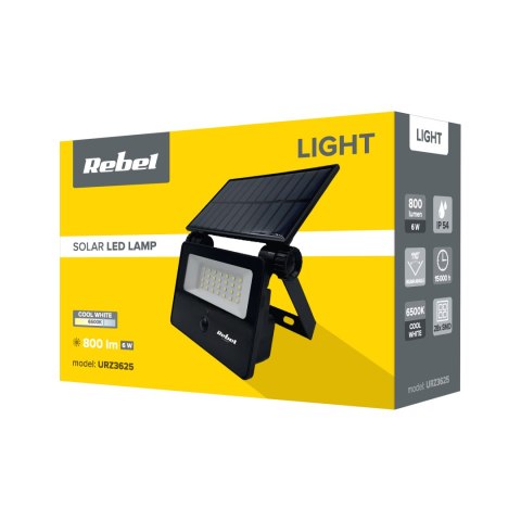 Reflektor solarny z czujnikiem zmierzchu i ruchu