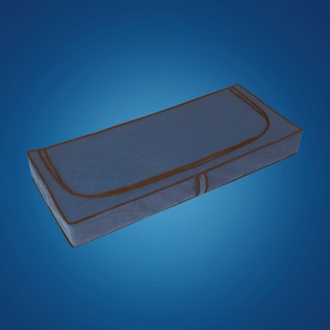 BLUE niebieski organizer do szafy na suwak 120x50x15cm