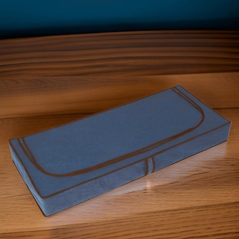 BLUE niebieski organizer do szafy na suwak 120x50x15cm