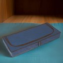 BLUE niebieski organizer do szafy na suwak 120x50x15cm