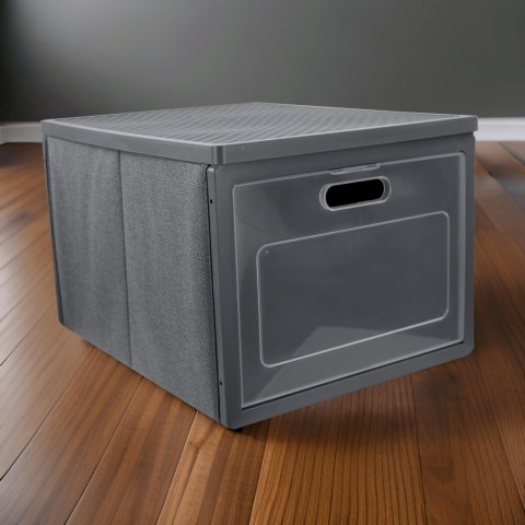 GREY szary organizer do szafy z drzwiczkami 41x31x25cm