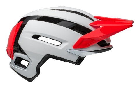 Kask full face BELL SUPER AIR R SPHERICAL matte gloss white infrared roz. S (52-56 cm) (NEW 2025)