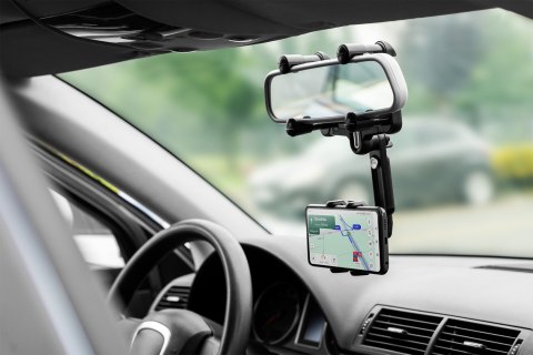 Uniwersalny uchwyt do telefonu Kruger&Matz KM1372 mocowany na lusterko