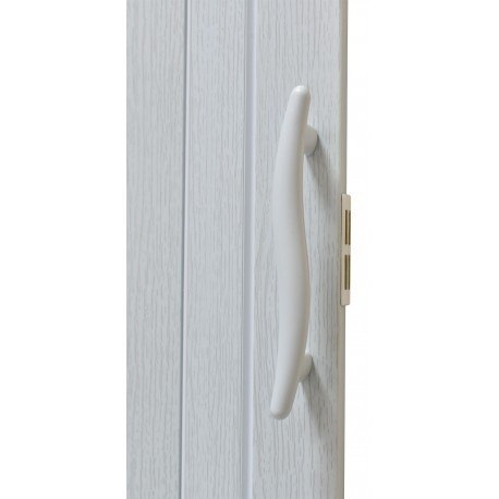 Drzwi harmonijkowe 005S BIAŁY DĄB MAT - 100 cm