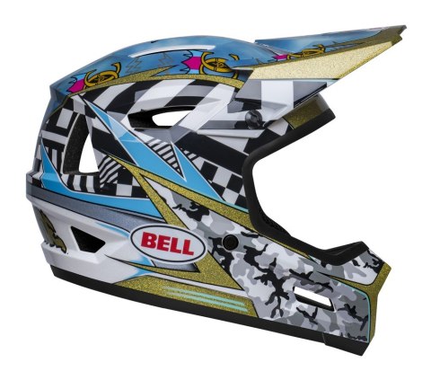 Kask full face BELL SANCTION 2 DLX MIPS caiden 24 gloss black white roz. M (55-57 cm) (LIMITED EDITION) (NEW 2025)