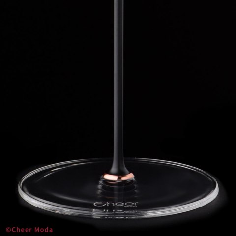 Kieliszek do wina Lava Premium czarno-brązowy