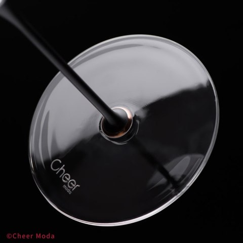 Kieliszek do wina Lava Premium czarno-brązowy