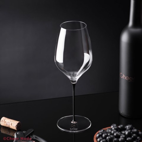 Kieliszek do wina Lava Premium czarno-brązowy