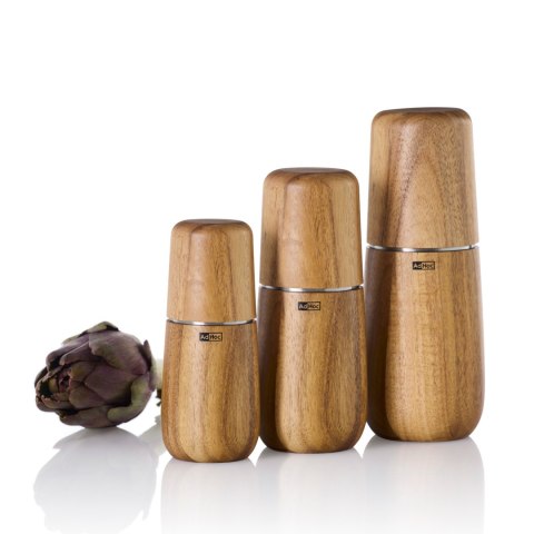 Młynek akacjowy do soli lub pieprzu Yono XS