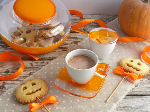 Słoik na ciastka czerwony