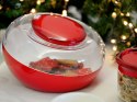 Słoik na ciastka czerwony