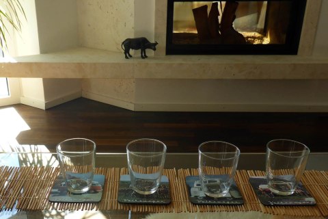 VW Podkładki korek 4 szt BUS SCENERIE