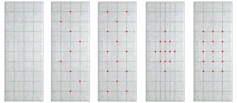 Tapicerka drzwiowa Guziki 1 Czarny 95 cm