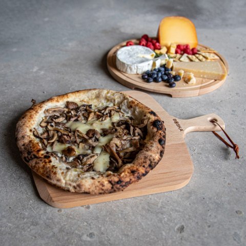 Deska z rączką do pizzy AMIGO buk