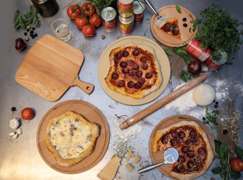 Deska z rączką do pizzy AMIGO buk