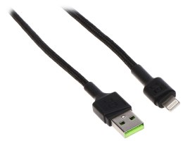 PRZEWÓD KABGC24 USB-A/LIGHTNING PowerStream 0.3 m Green Cell