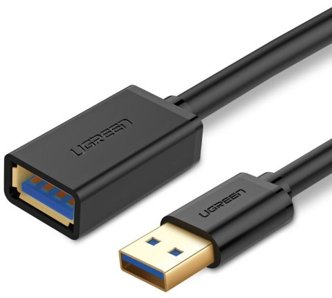 Kabel USB 3.0 przedłużający UGREEN US129 0.5m (czarny)