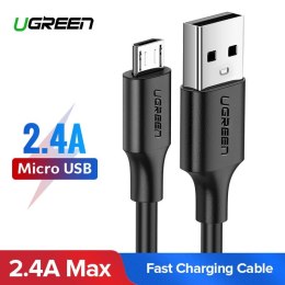 Kabel USB do Micro USB UGREEN US289 QC 3.0 2.4A 0.5m (czarny)