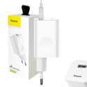 Ładowarka sieciowa BASEUS Charging Quick Charger 24W USB QC3.0 (biała)