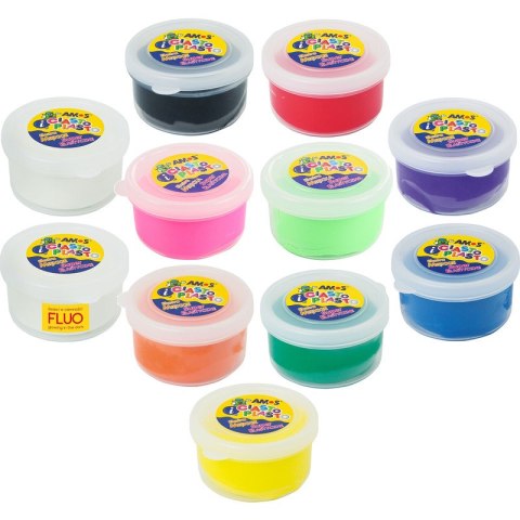 Masa plastyczna Amos Ciasto-Plasto 30g neon różowa