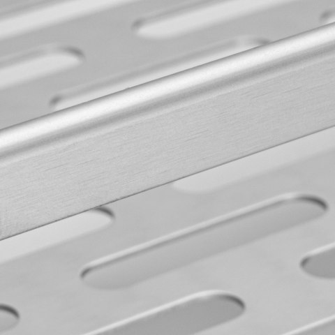 Półka loftowa ITAKA srebrna do łazienki komplet 2 sztuk