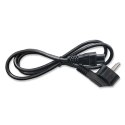 Qoltec Kabel zasilający IEC C5/SCHUKO | koniczynka | 3x0.75mm² | 1.2m