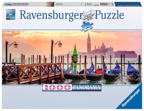 Ravensburger: Puzzle 1000el. - Panoramiczne: Weneckie Gondole
