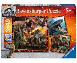 Ravensburger: Puzzle 3x49el. - Jurajski Świat