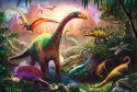 Trefl: Puzzle 100el. - Świat dinozaurów