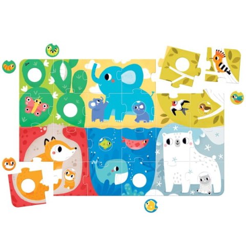 CzuCzu | Duuuże puzzle z dziurką | Zwierzęta