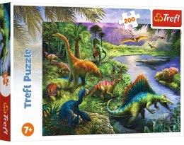 Trefl: Puzzle 200el. - Drapieżne dinozaury