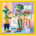 Puzzle 3w1 Rodzina Treflików Razem jest wesoło | Trefl