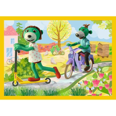 Puzzle 4w1 Wspólne zabawy Treflików | Trefl