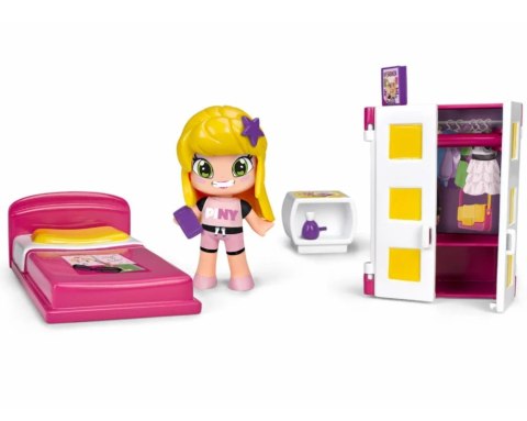 Zestaw Pokoik Julia laleczka i akcesoriami, 2 ass. | PinyPon CITY