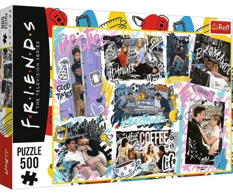 Puzzle 500el. Przyjaciele - Kolaż | Trefl