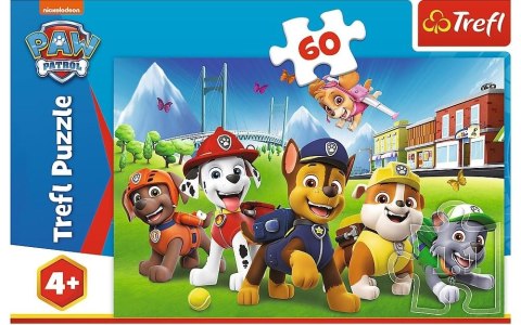 Trefl: Puzzle 60el. - Psi Patrol: Psi Patrol na polanie