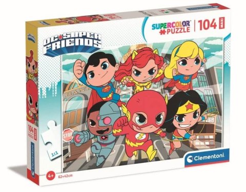 Clementoni: Puzzle 104el. Maxi - DC Superfriends