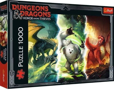 Puzzle 1000el. - Legendarne potwory z Faerun | Trefl