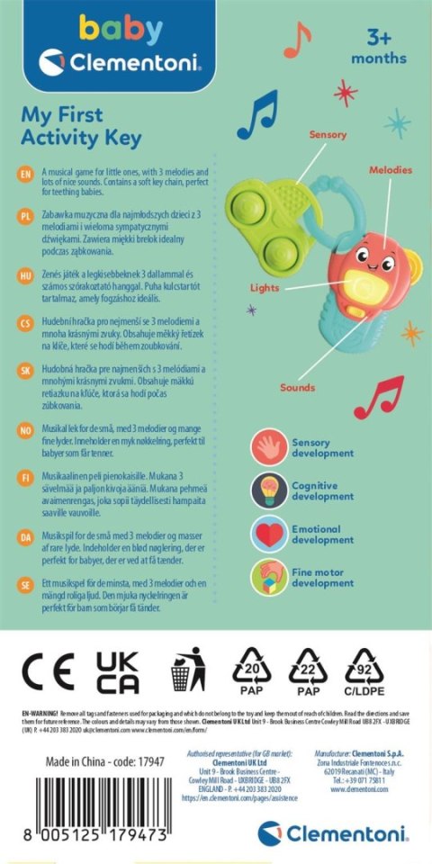 Muzyczny Kluczyk | Baby Clementoni