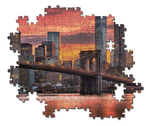 Clementoni: Puzzle 1500el. Compact HQ - East River o zmierzchu