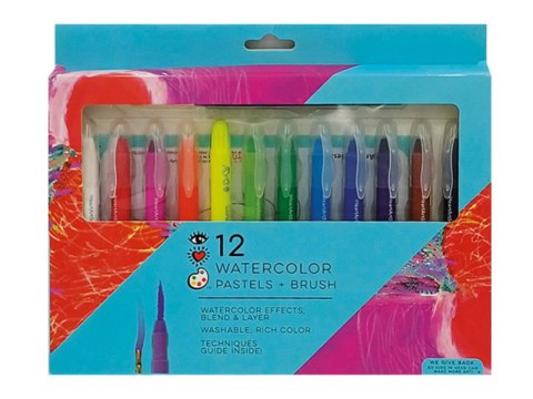 Pastele Akwarelowe - 12 Kolorów | Toys Inn