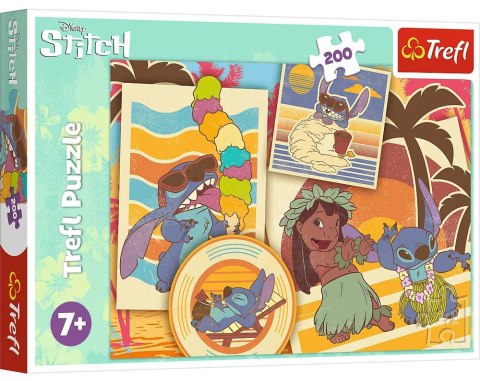 Trefl: Puzzle 200el. - Muzyczny świat Lilo&Stitch / Disney Lilo&Stitch